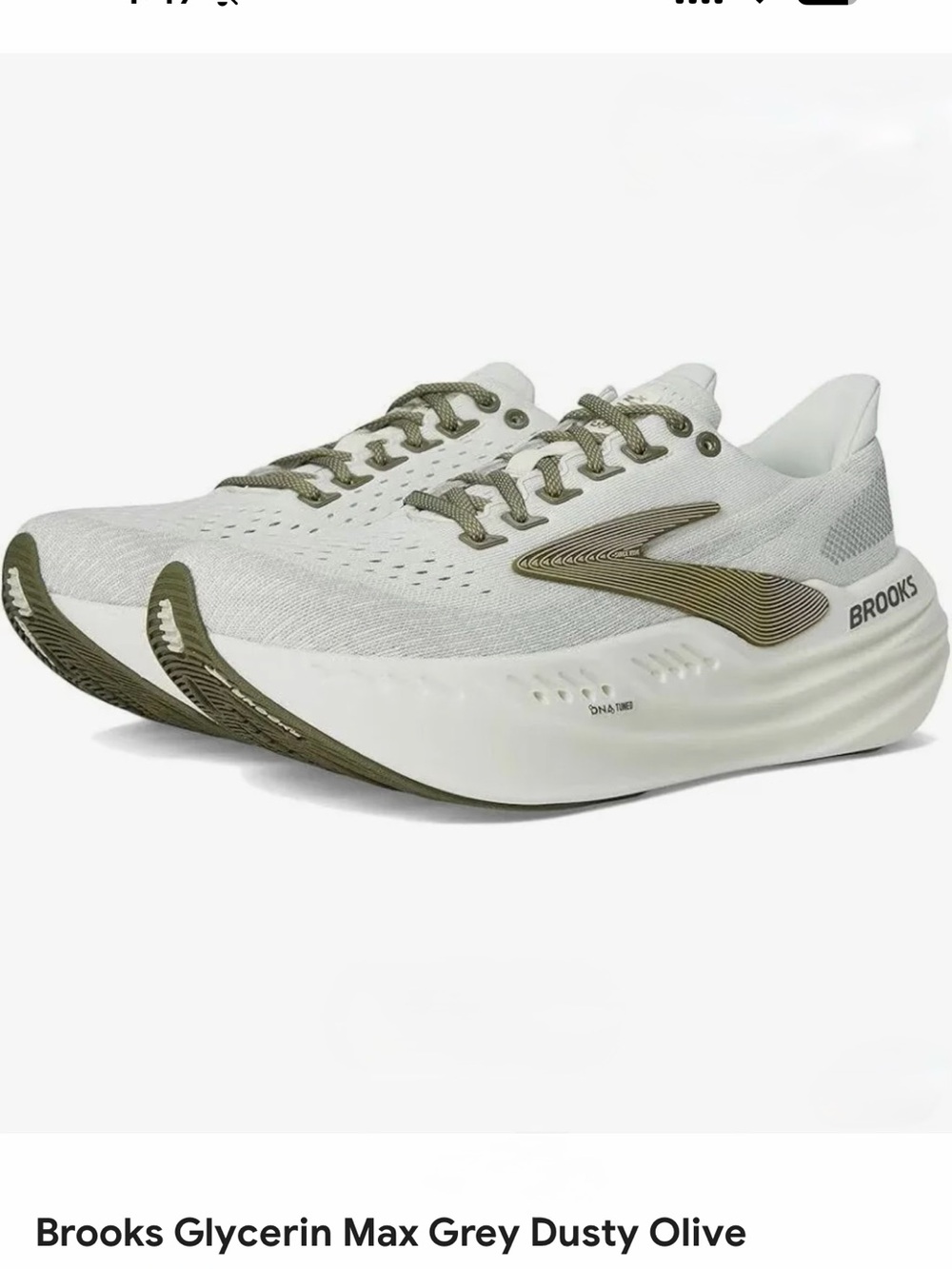 Women’s Brooks Glycerin Max Grey/Dusty Olive/Tea